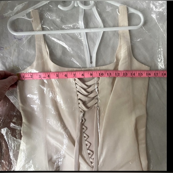 Professionally customized vintage J Crew tea length wedding dress. Size 10. - Picture 1 of 13